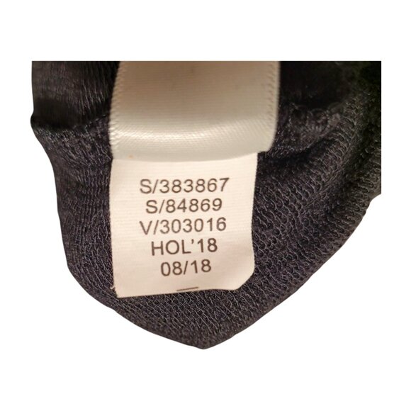 Athleta Black Modal Raw Edge Long Sleeve Tee Med Medium - Picture 7 of 7